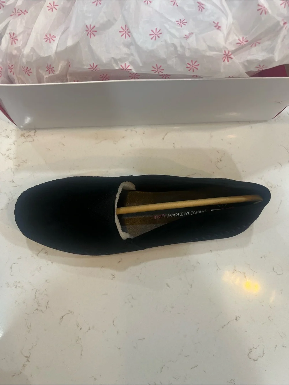 Isaac Mizrahi Black Slip-On Loafer